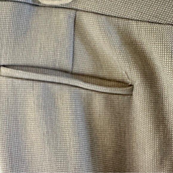 Tahari dress pants, size 10. Fine houndstooth in grey and white. - Picture 3 of 7